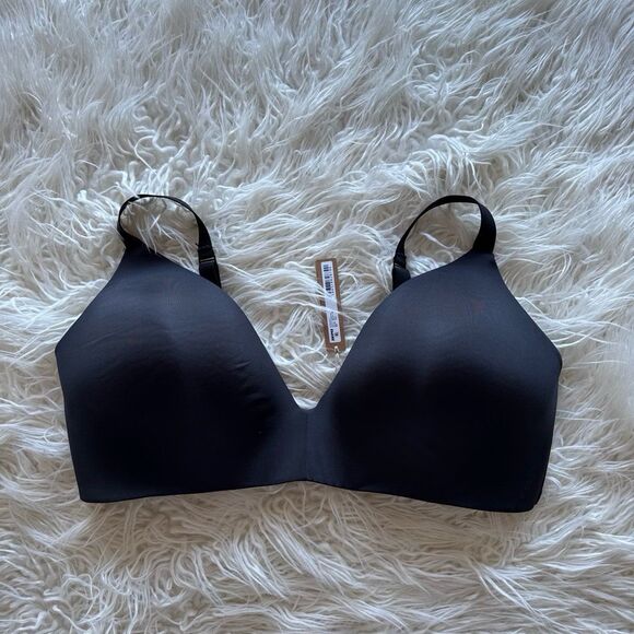 Skims Wireless Form T-shirt Bra Onyx Size 44DD - Picture 3 of 11